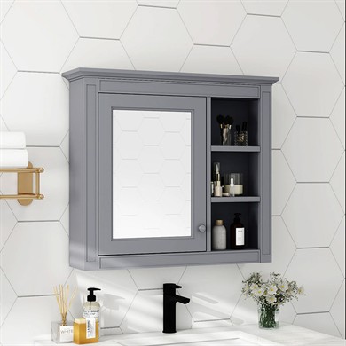 چگونه یک کابینت آینه‌ای حمام نصب کنیم؟